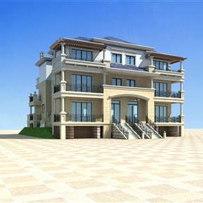 欧式 独栋别墅 私家别墅