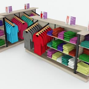 现代 货架 展示架