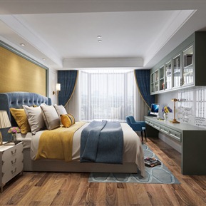 现代 卧室 卧室儿童房