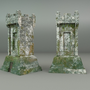 现代 柱子 古柱