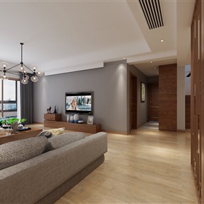 现代 客厅 客餐厅