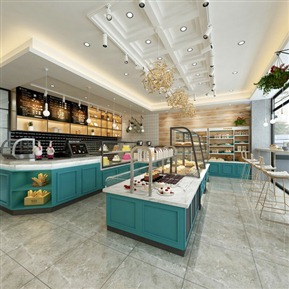 面包店 麦丰烘焙坊全景