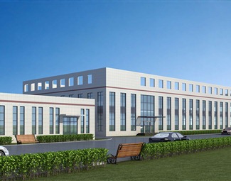 现代室外建筑办公楼3d模型下载-3d溜溜网