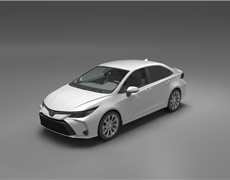 现代汽车3d模型