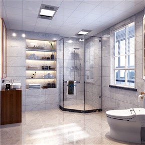 现代 卫生间