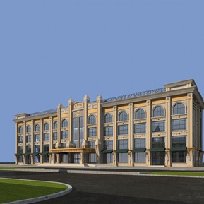 欧式 酒店建筑 办公