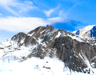 现代 雪山