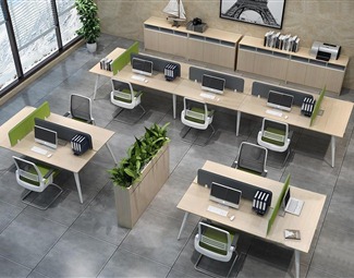 现代现代简约办公桌