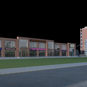 现代 办公楼 商业办公楼