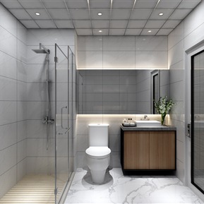 现代 卫生间