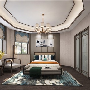 新中式 卧室