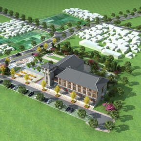 新中式 酒店建筑 酒店