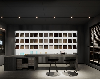 现代 展厅 材料展厅