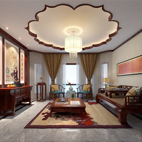 新中式 佛堂 佛堂起居室