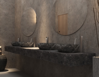 侘寂 洗手台 洗手池