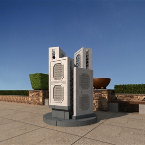 新中式 石碑 景观碑 景观雕像