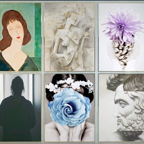 现代 人物画 装饰画 挂画 抽象装饰画