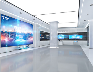 现代 展厅 展厅中国电信