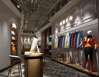 工业LOFT 服装店