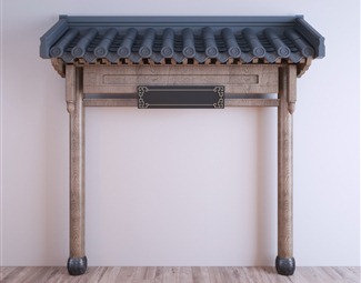 新中式 屋檐 屋檐门头