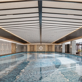 新中式 游泳池 泳池