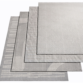 现代 方形地毯 布艺绒毛地毯