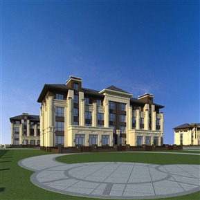 欧式 双拼别墅 别墅