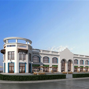 欧式 商业楼 商业