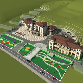 简欧 会所建筑 会所