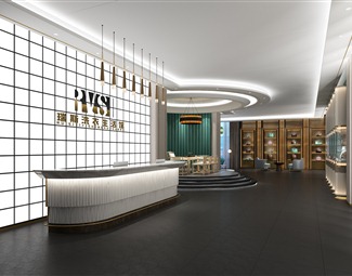 现代珠宝展示柜