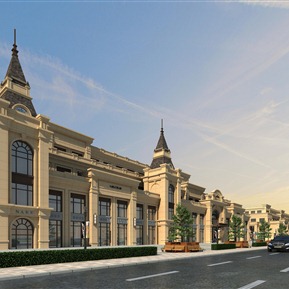 欧式 商业街 英式商业沿街