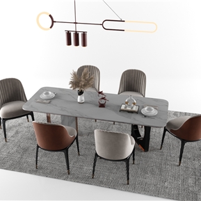 现代 餐桌椅组合