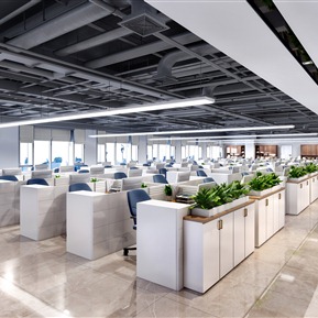 工业LOFT 公共办公区 敞开式办公区