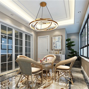 现代 休闲室 卧室阳台