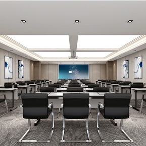 现代 会议室 大型会议室