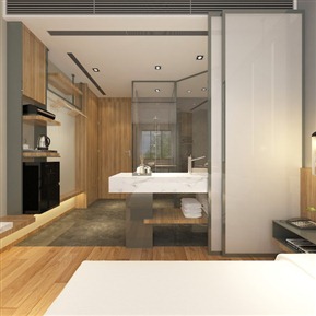 现代 客房 酒店标间