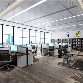 现代 公共办公区 员工办公室