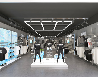 现代 服装店 运动品牌专卖店