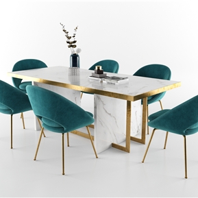 现代 餐桌椅组合