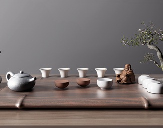 新中式陶瓷茶壶