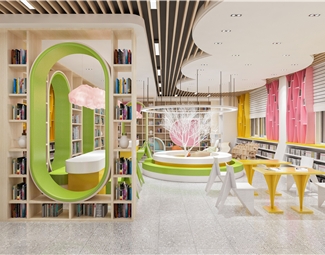 现代图书馆阅读室