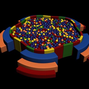 现代 游乐设备 户外游乐场