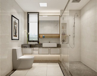 现代 卫生间