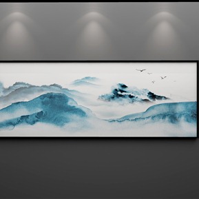 新中式 风景画 挂画