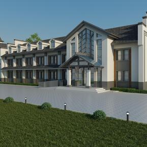 新中式 酒店建筑 酒店