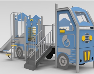 现代 滑梯 游乐卡车