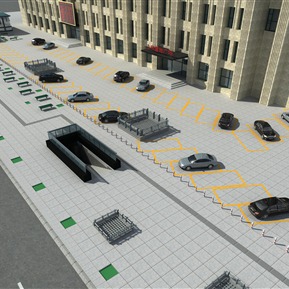 现代 停车场 停车观