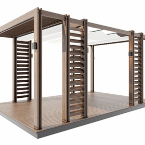 现代 廊架 户外景观廊架凉棚架