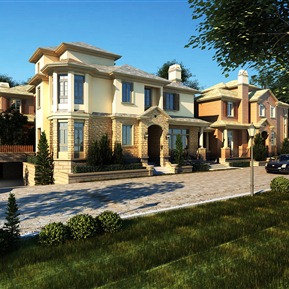 欧式 联排别墅 别墅