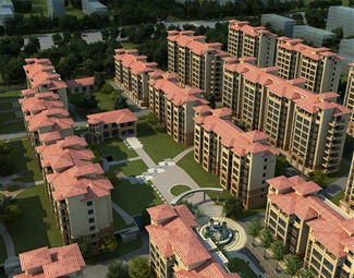 简欧建筑外观